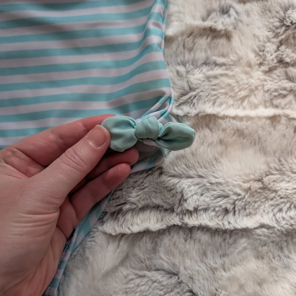 Wonder Nation White and Mint Swimsuit